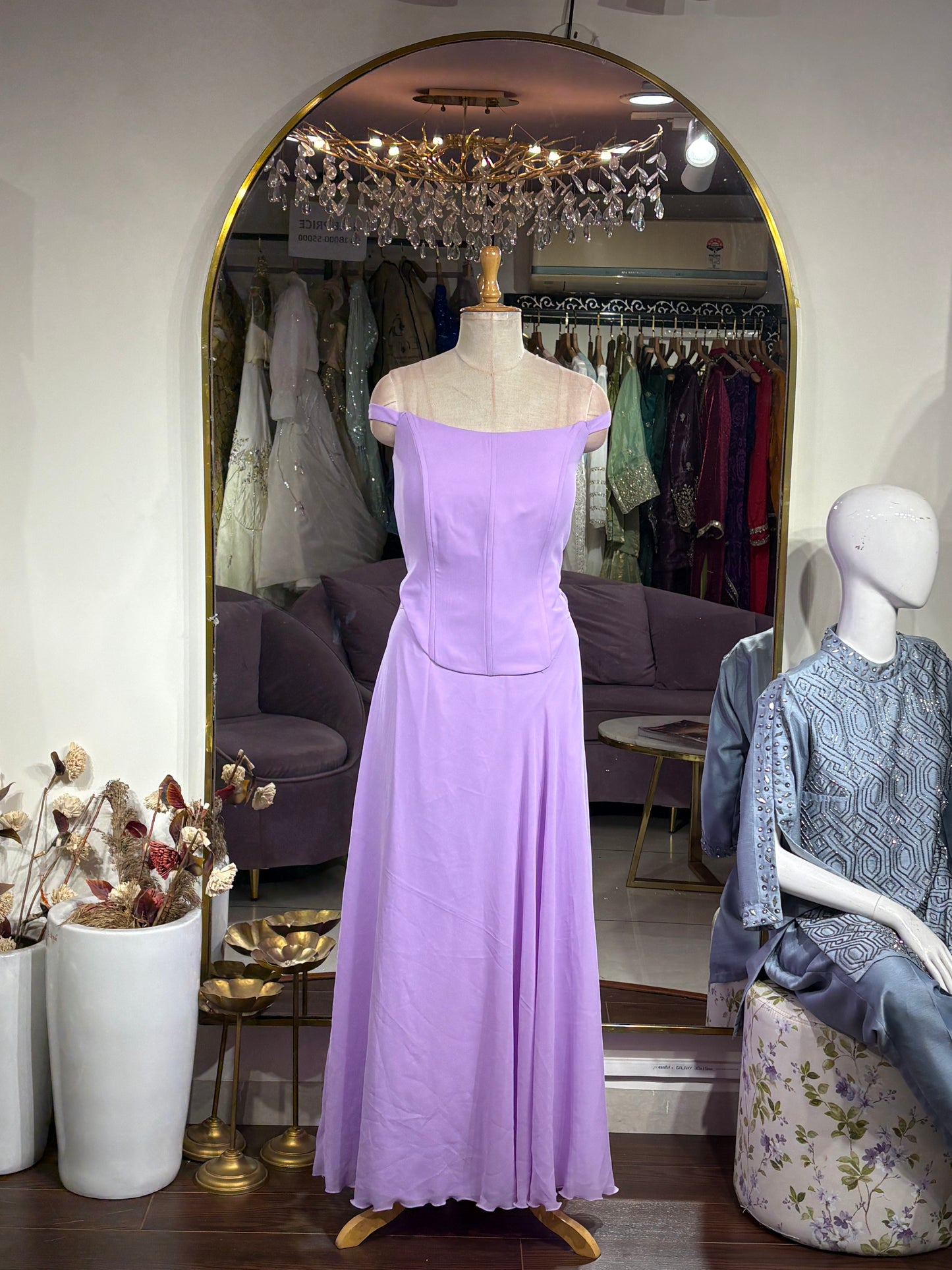 Genelia Corset Co-ord set