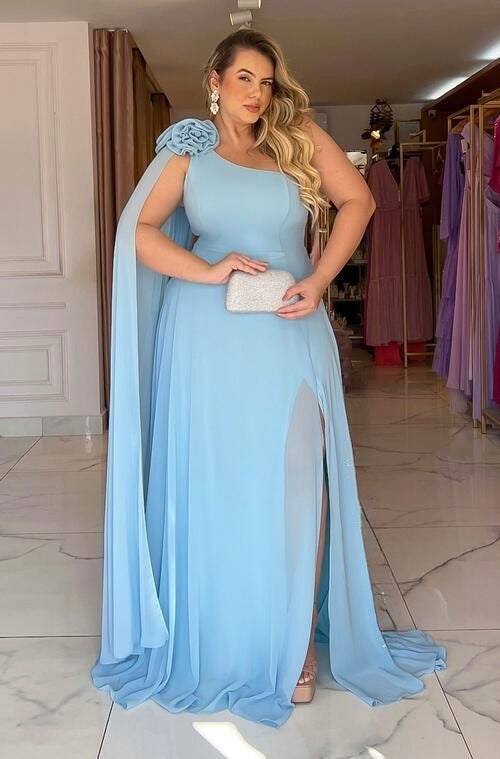 Zora one shoulder maxi dress