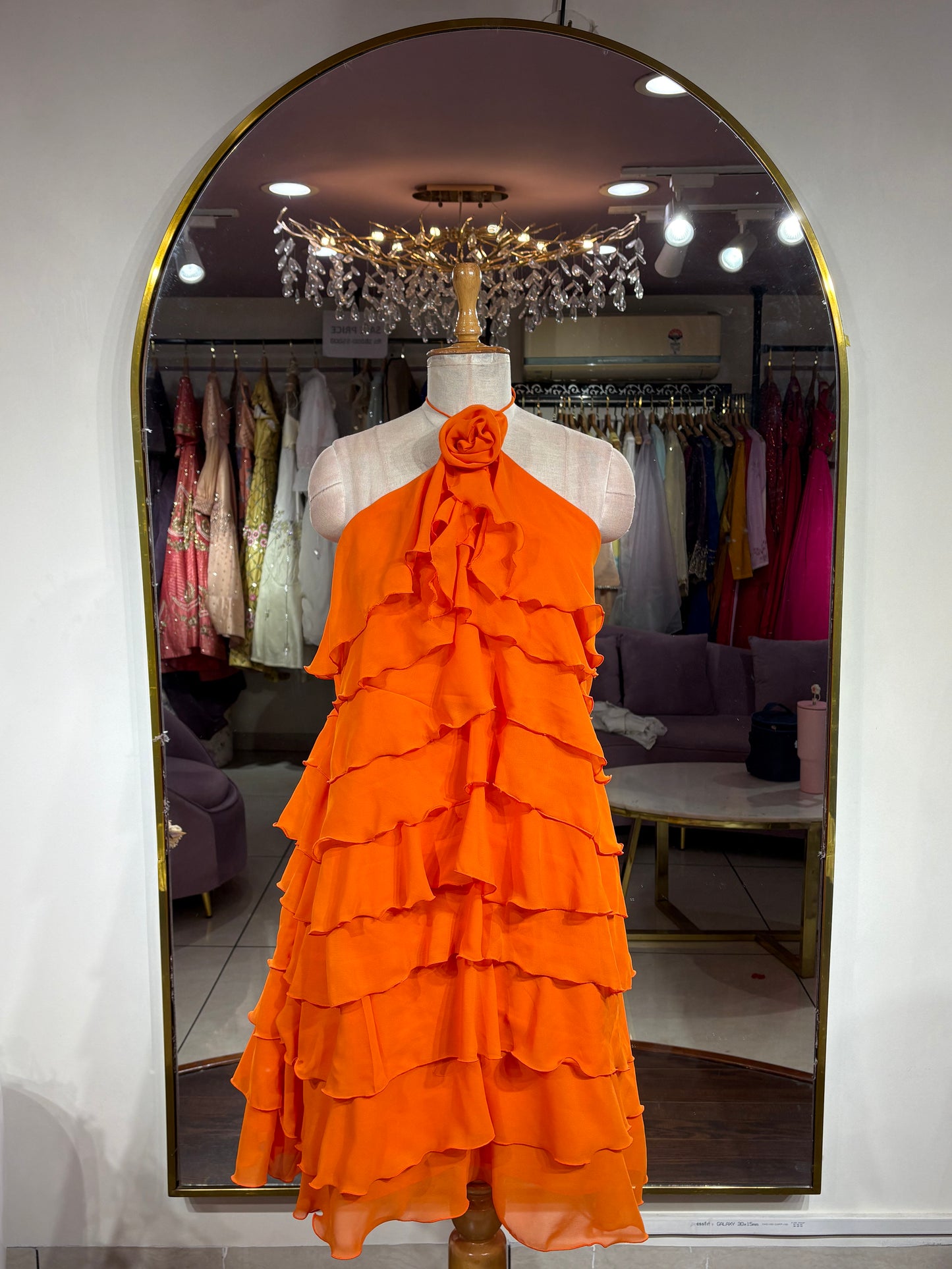 Vanessa Ruffle Dress