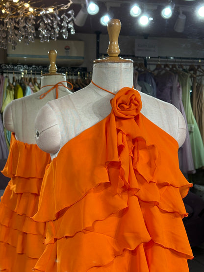 Vanessa Ruffle Dress