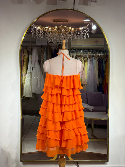 Vanessa Ruffle Dress