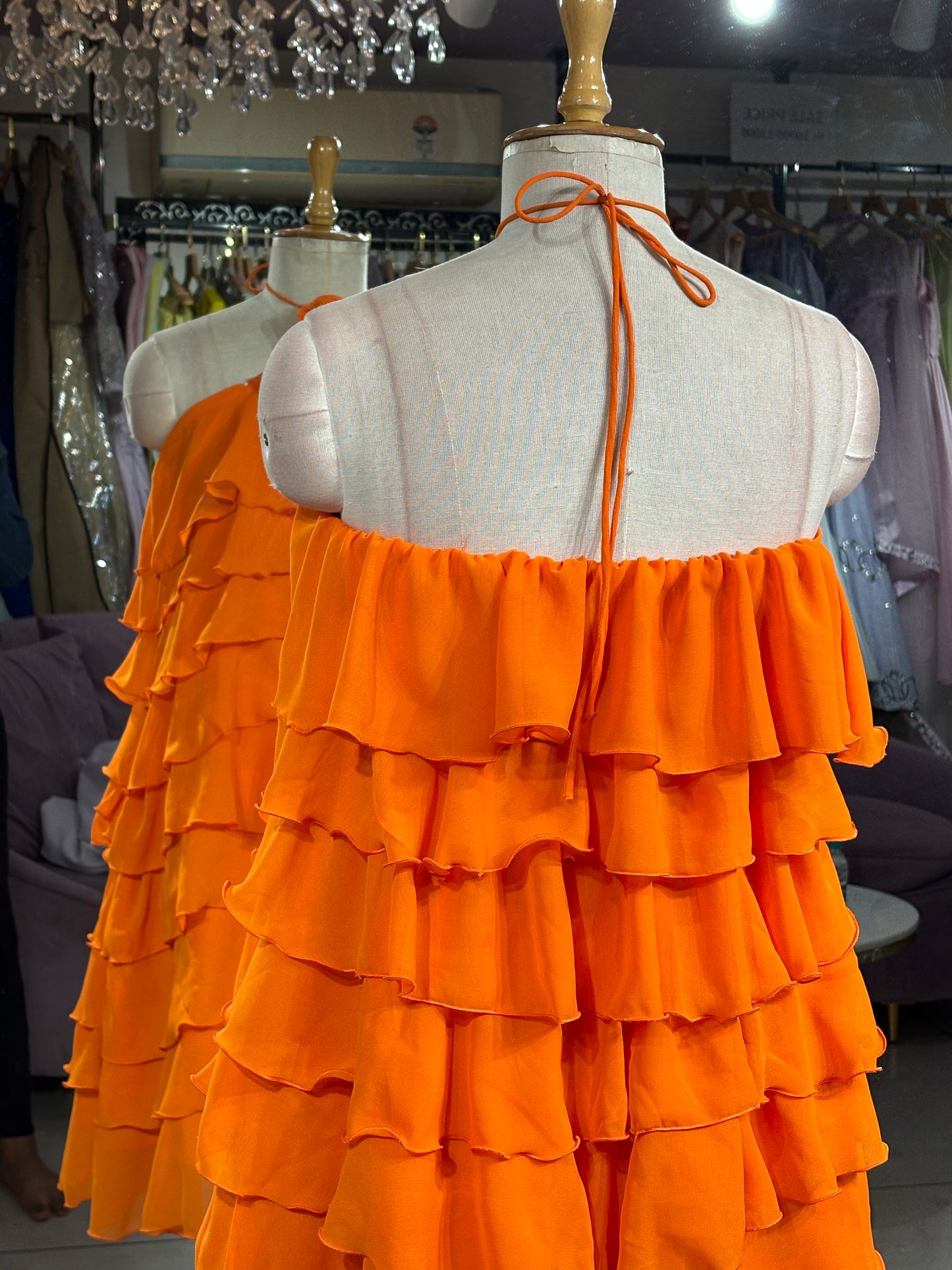 Vanessa Ruffle Dress