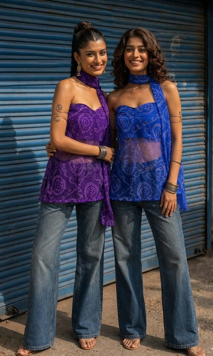 Naina Y2k Kurti Top