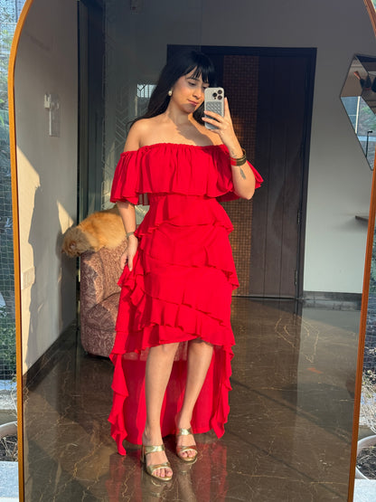 Ruby Asymmetric Dress