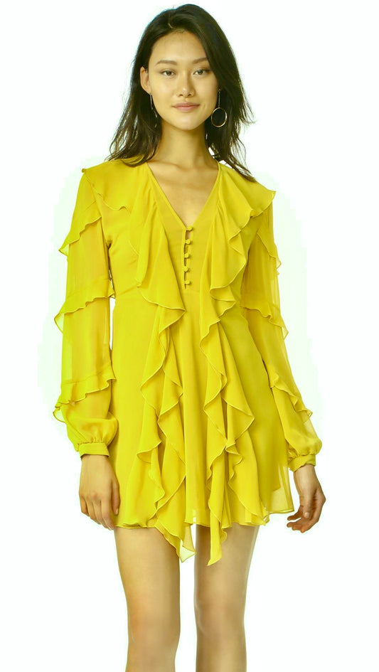 Lior Short ruffle dress