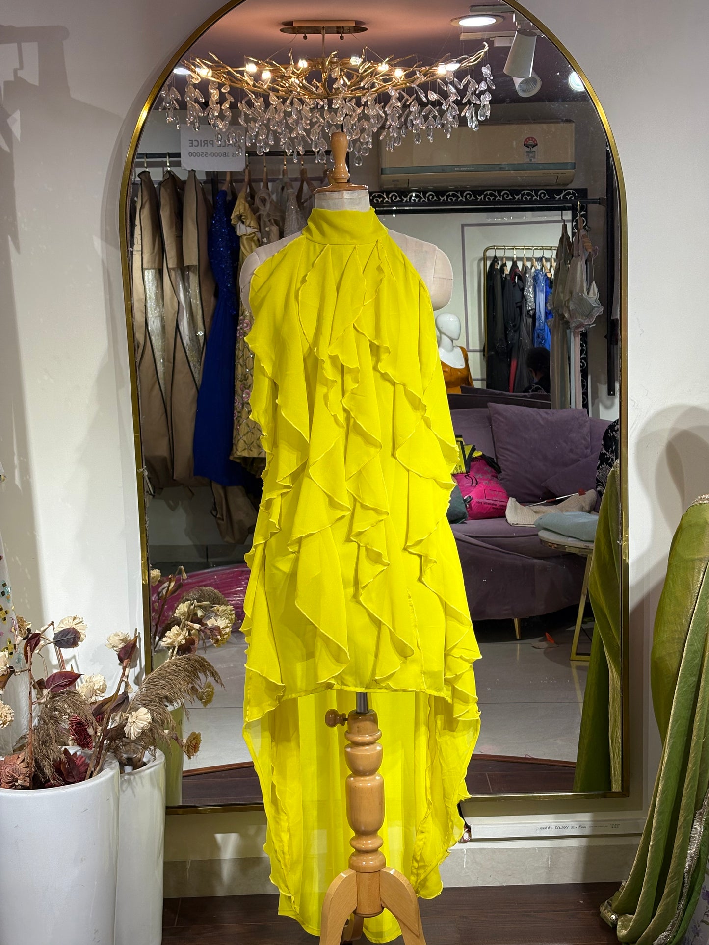Blair ruffle dress