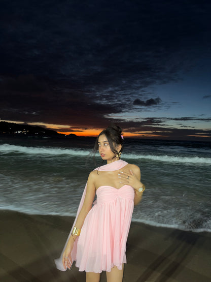Twilight dress with stole