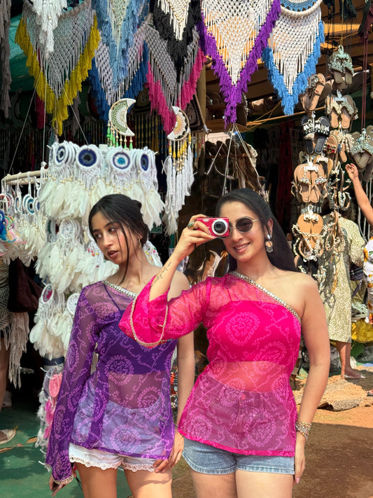 Jassi One Shoulder Kurti Top