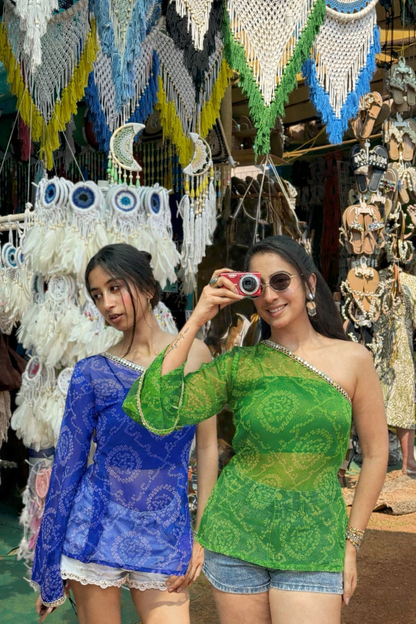 Jassi One Shoulder Kurti Top