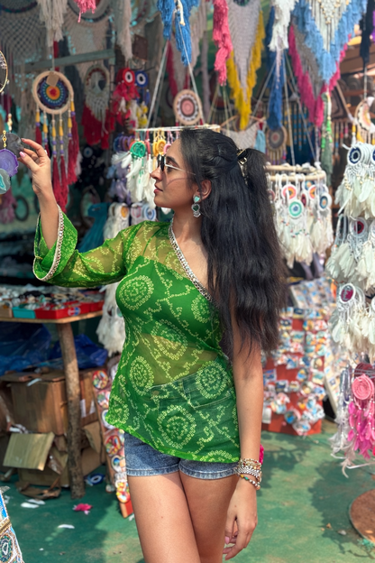 Jassi One Shoulder Kurti Top