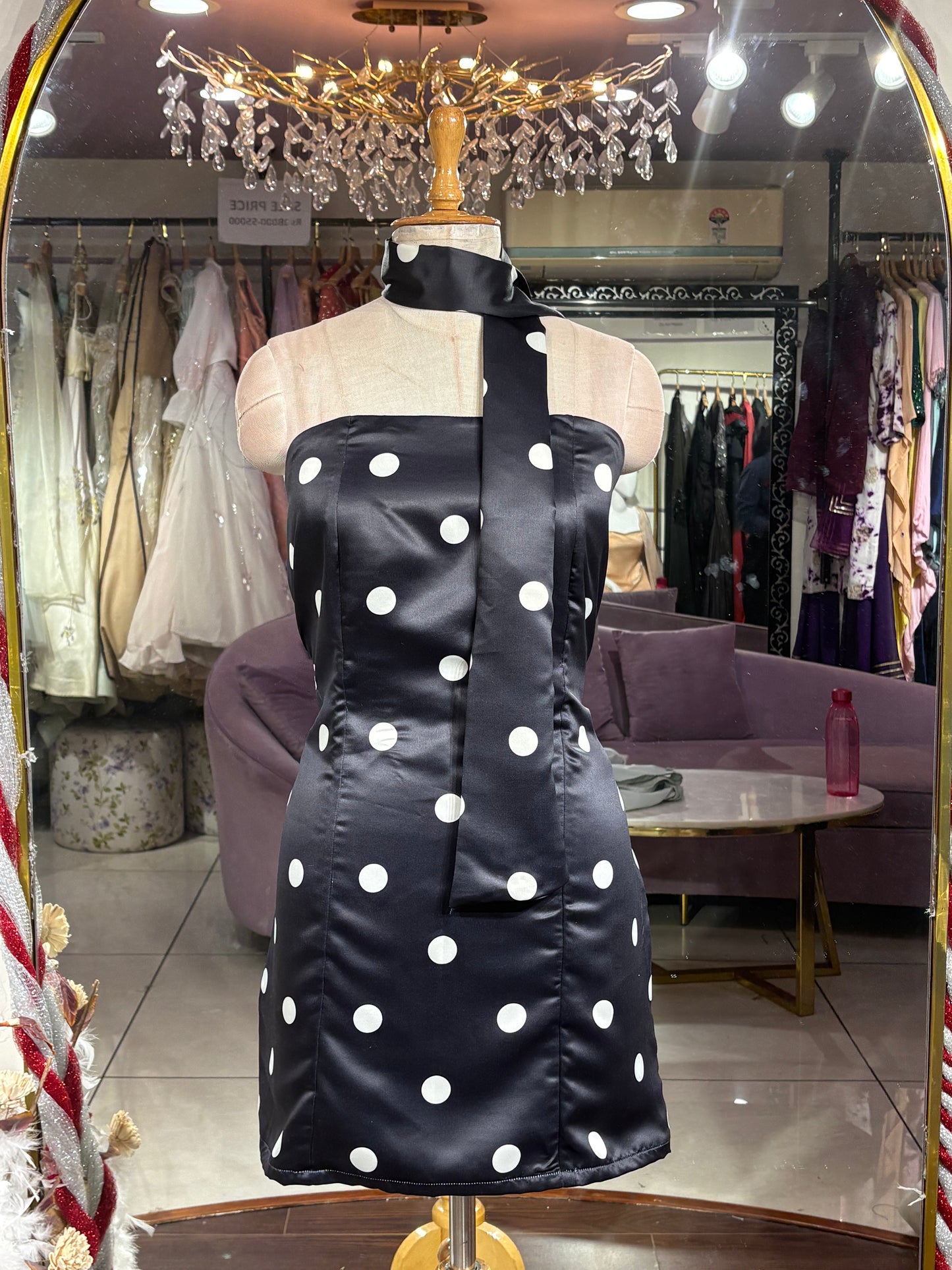 Amour Polka Dots Tube dress