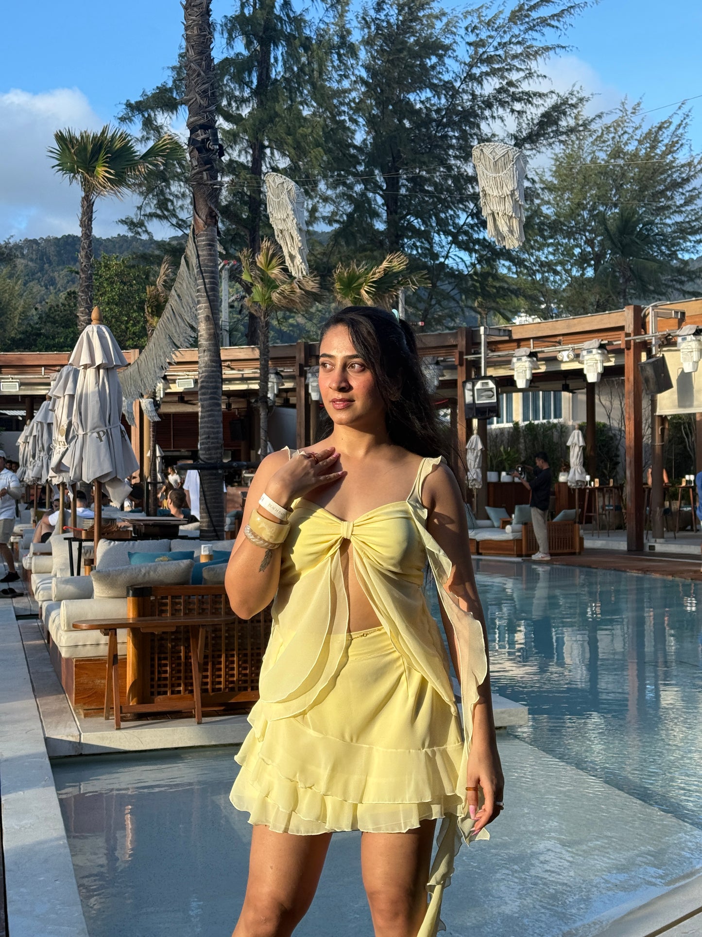 Limoncello bow co-ord
