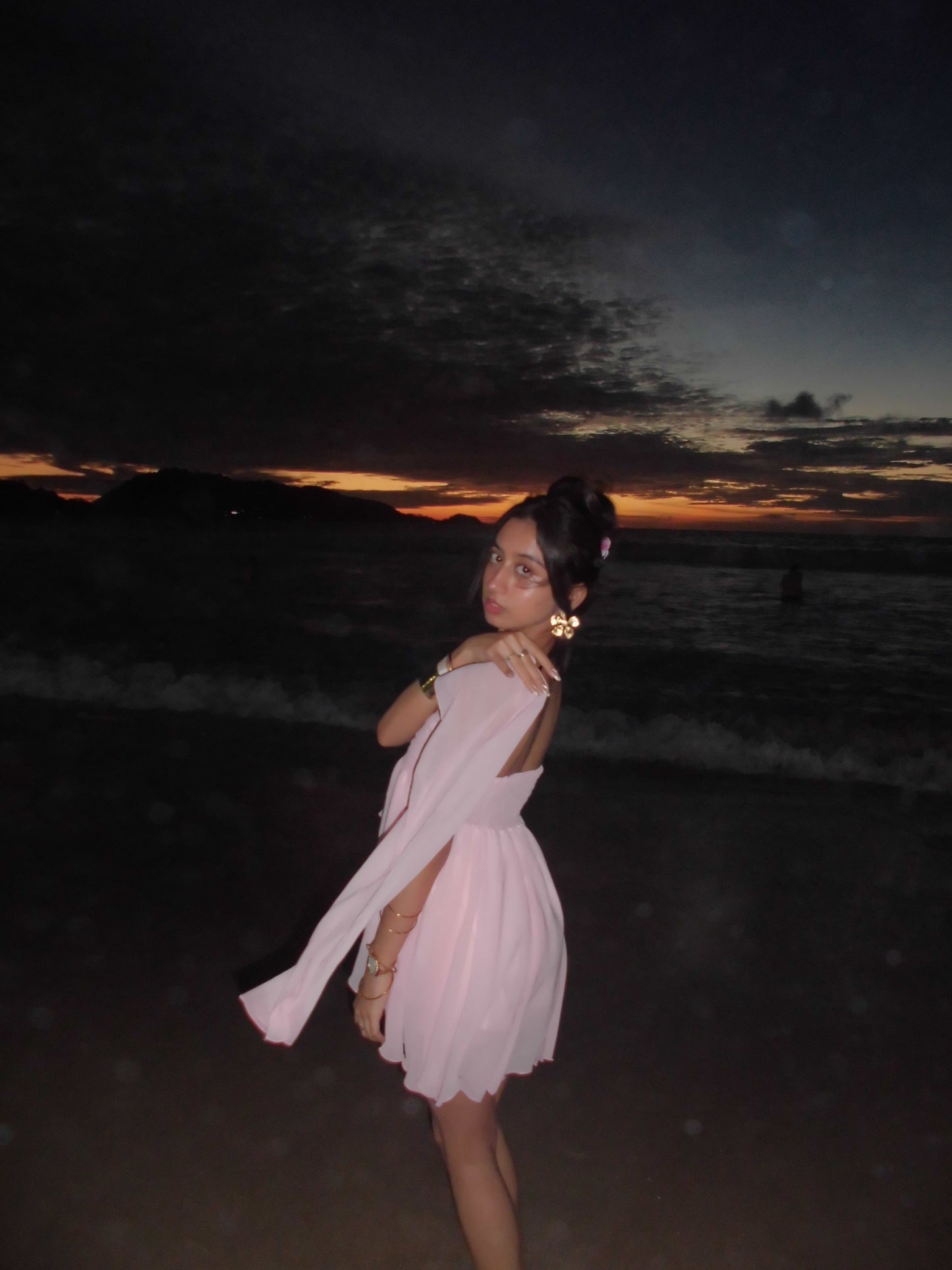 Twilight dress with stole