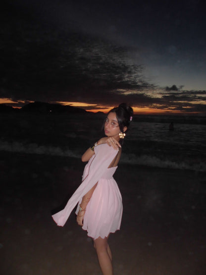 Twilight dress with stole