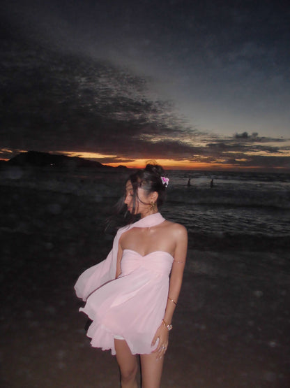 Twilight dress with stole