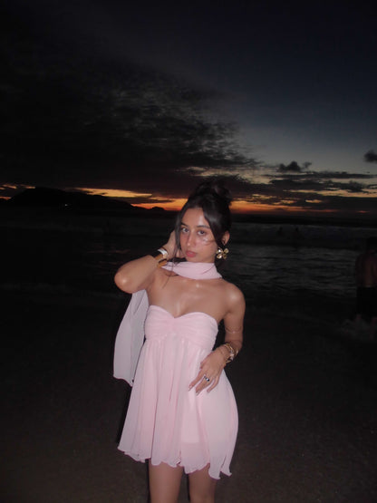 Twilight dress with stole