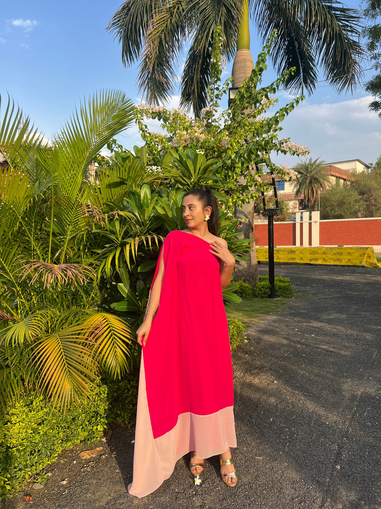 Sophie Assymetric Kaftan dress