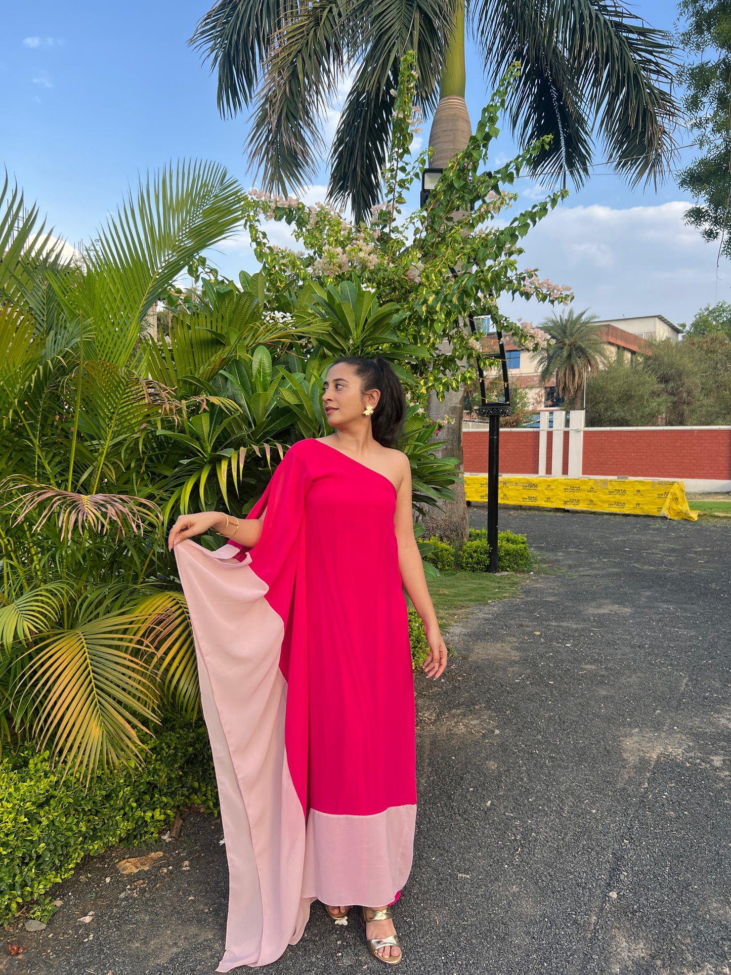 Sophie Assymetric Kaftan dress