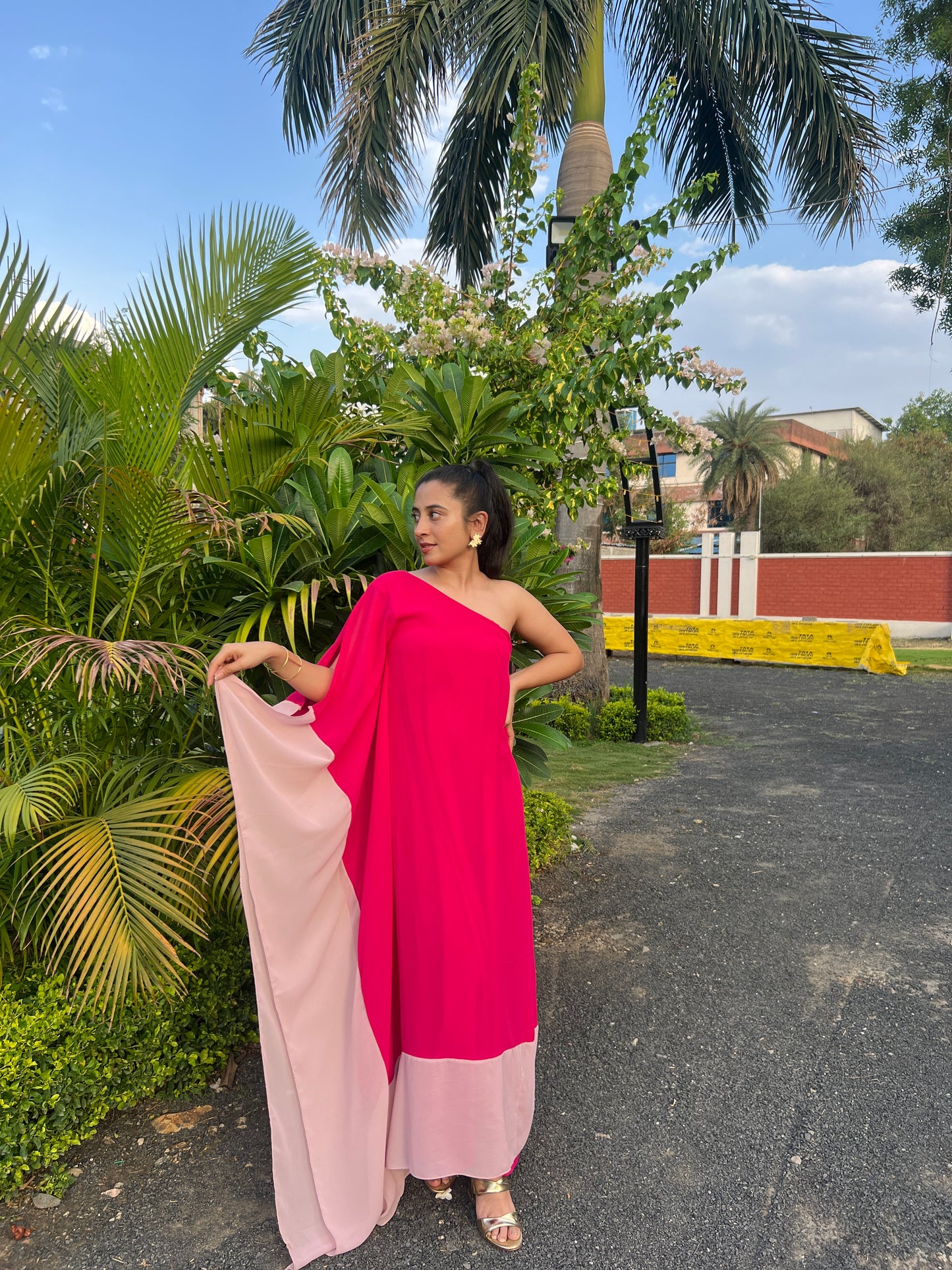 Sophie Assymetric Kaftan dress