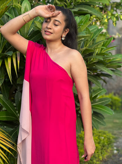 Sophie Assymetric Kaftan dress