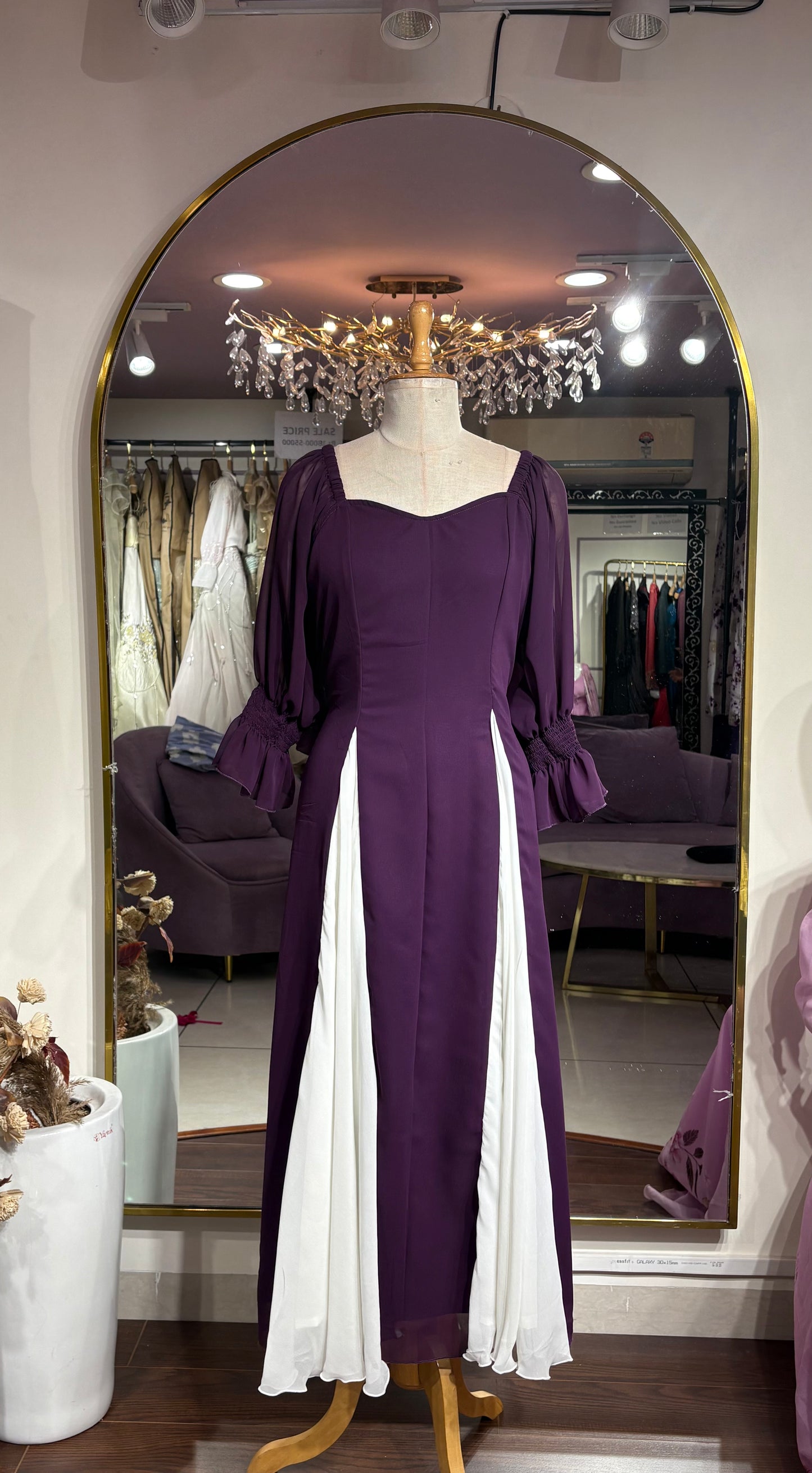 Fuchsia Midi dress