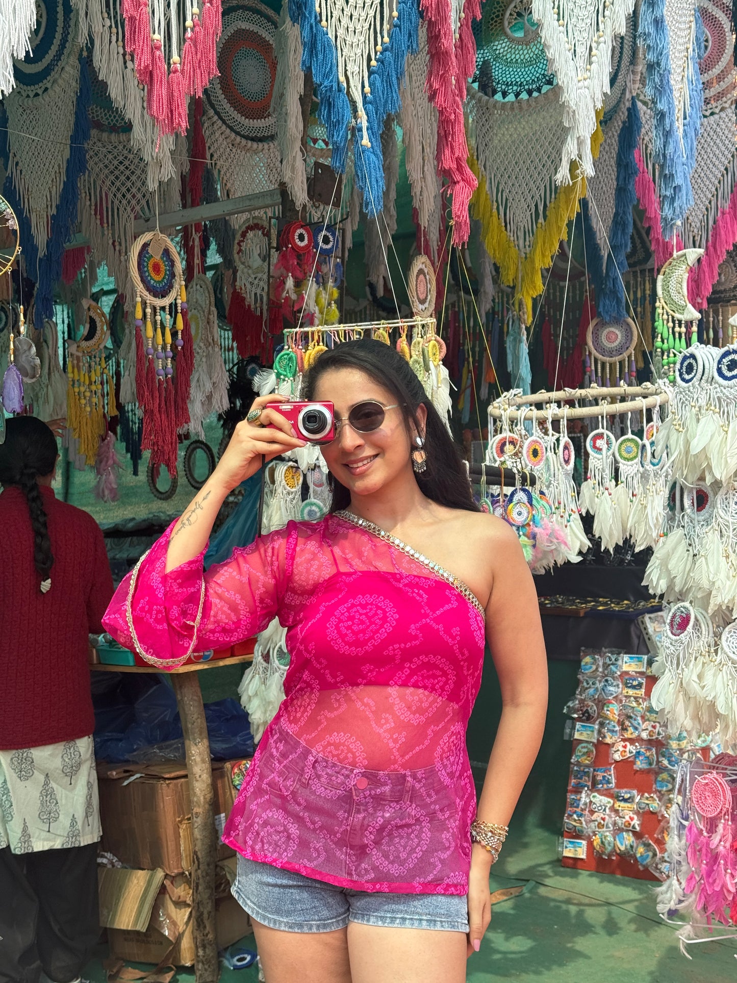 Jassi One Shoulder Kurti Top