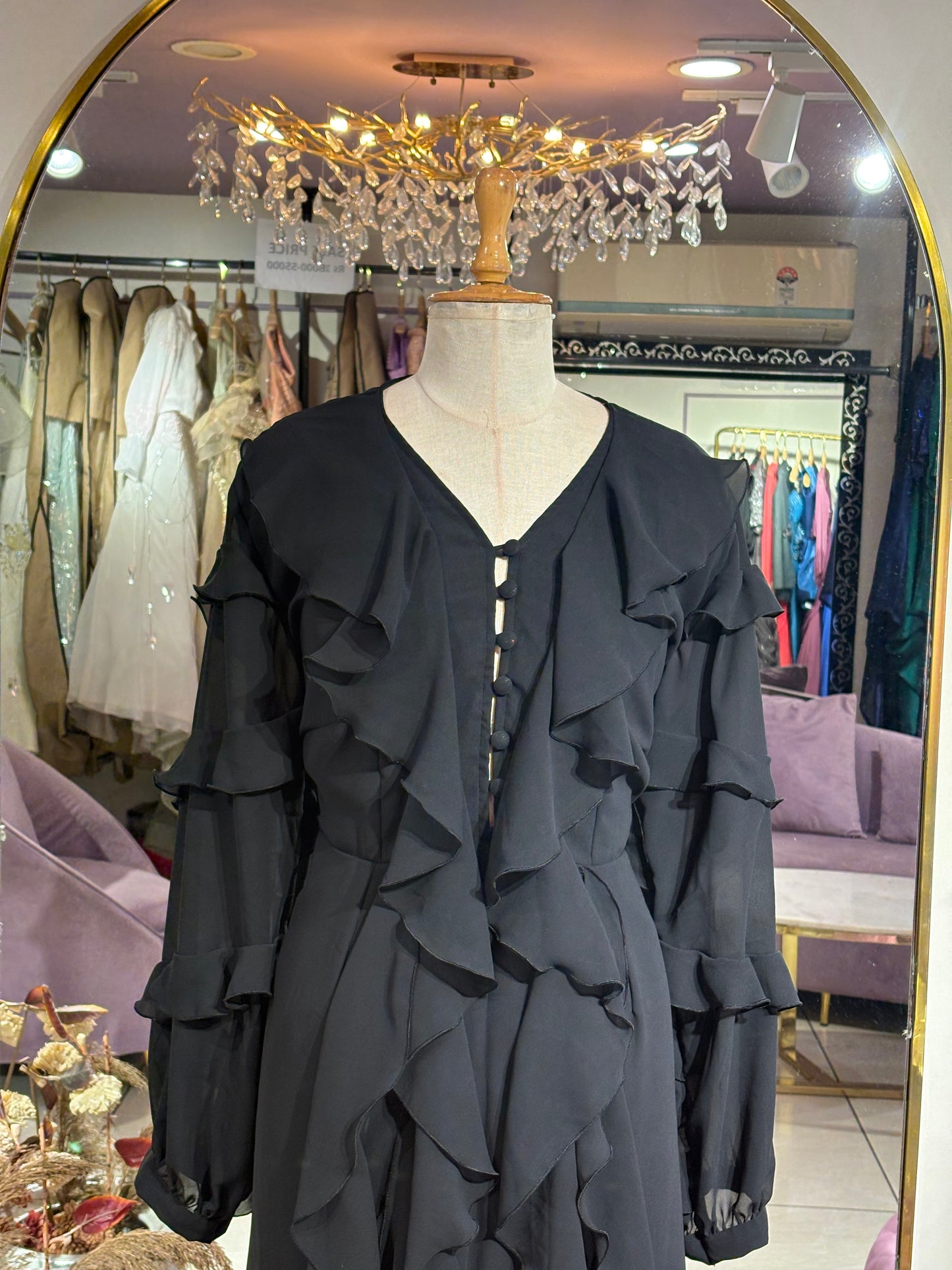 Lior Short ruffle dress