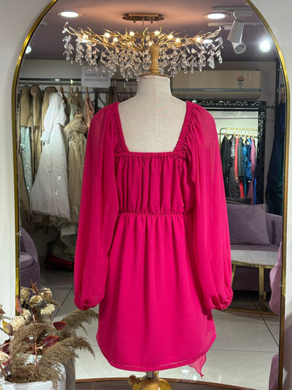 Camellia asymmetric tube dress