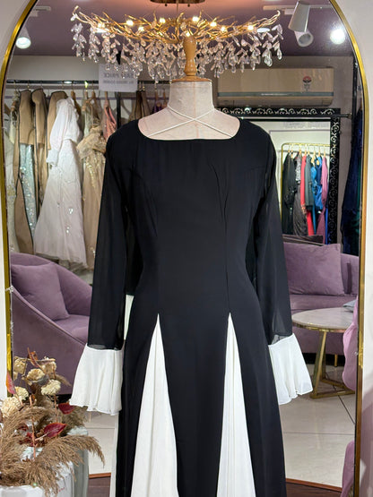 Zarina color blocked maxi dress
