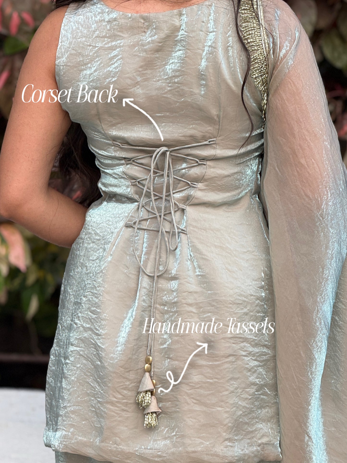 Nimrat Suit with farshi salwar