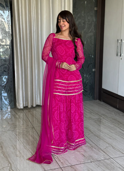Jugni Sharara Set