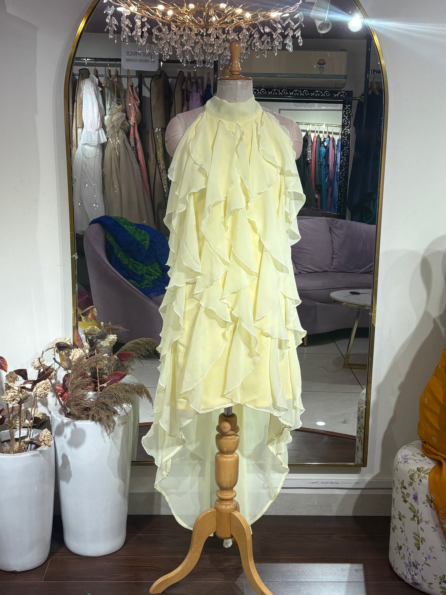 Blair ruffle dress