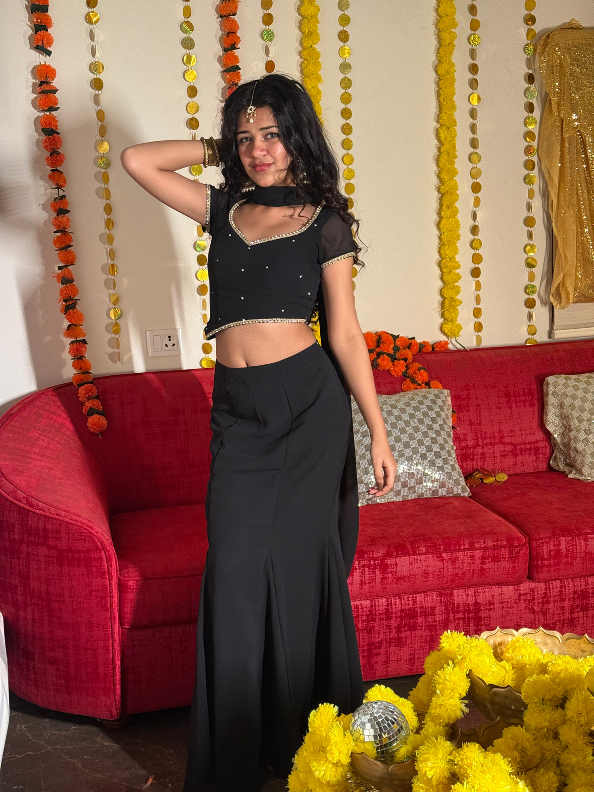 Tanu Indowestern lehenga