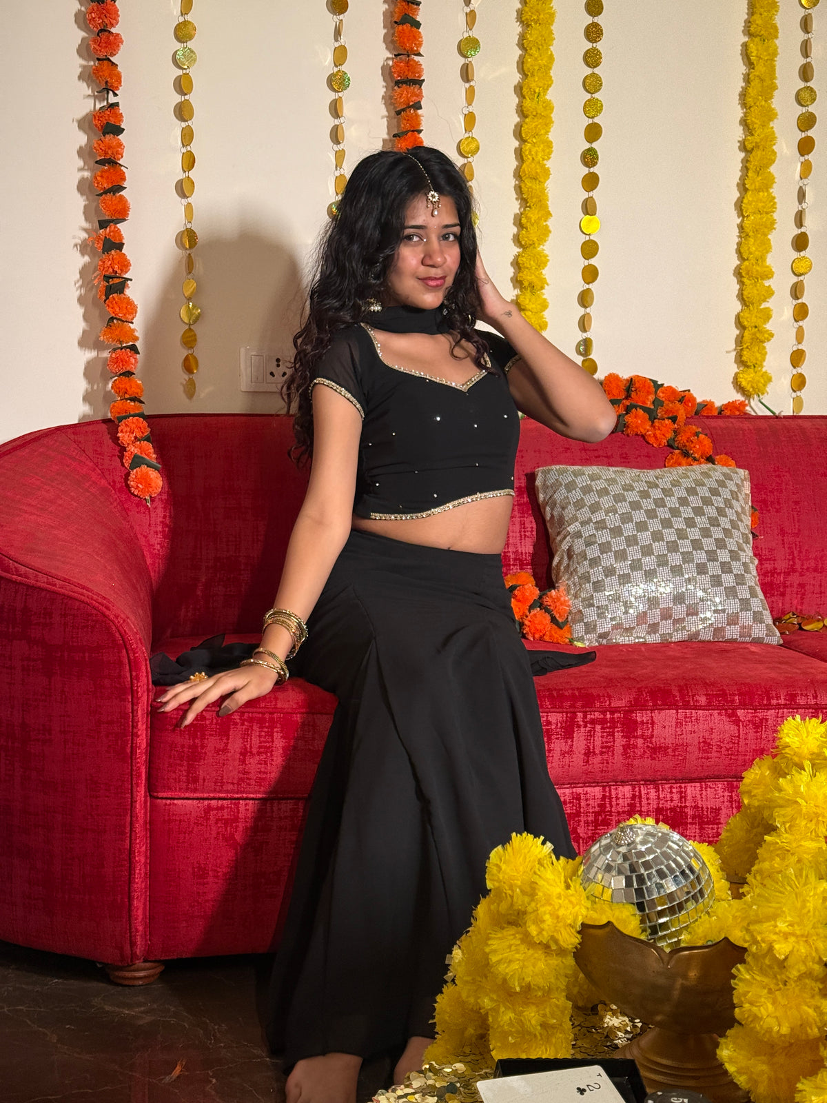 Tanu Indowestern lehenga