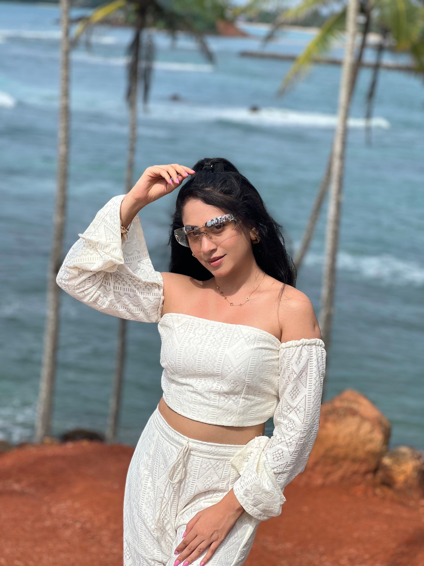 Cream Woven Top