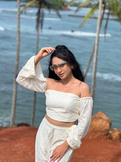 Cream Woven Top