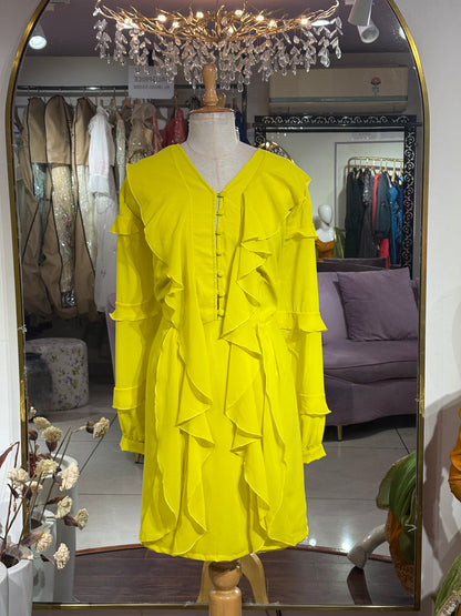Lior Short ruffle dress