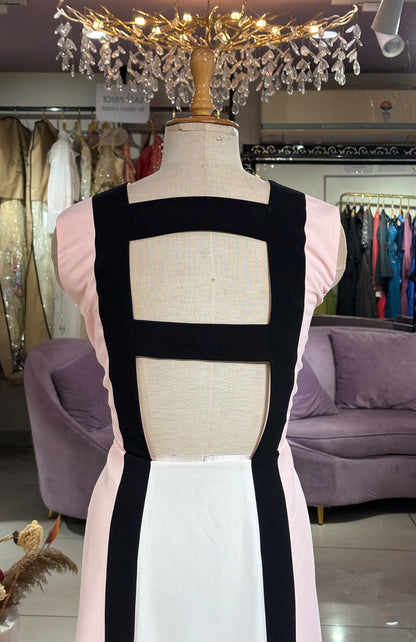 Alison color blocked maxi dress