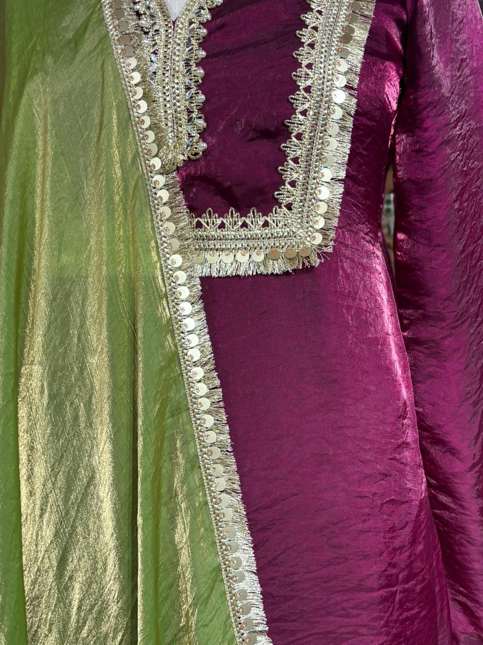 Nimrat Suit And Palazoo set
