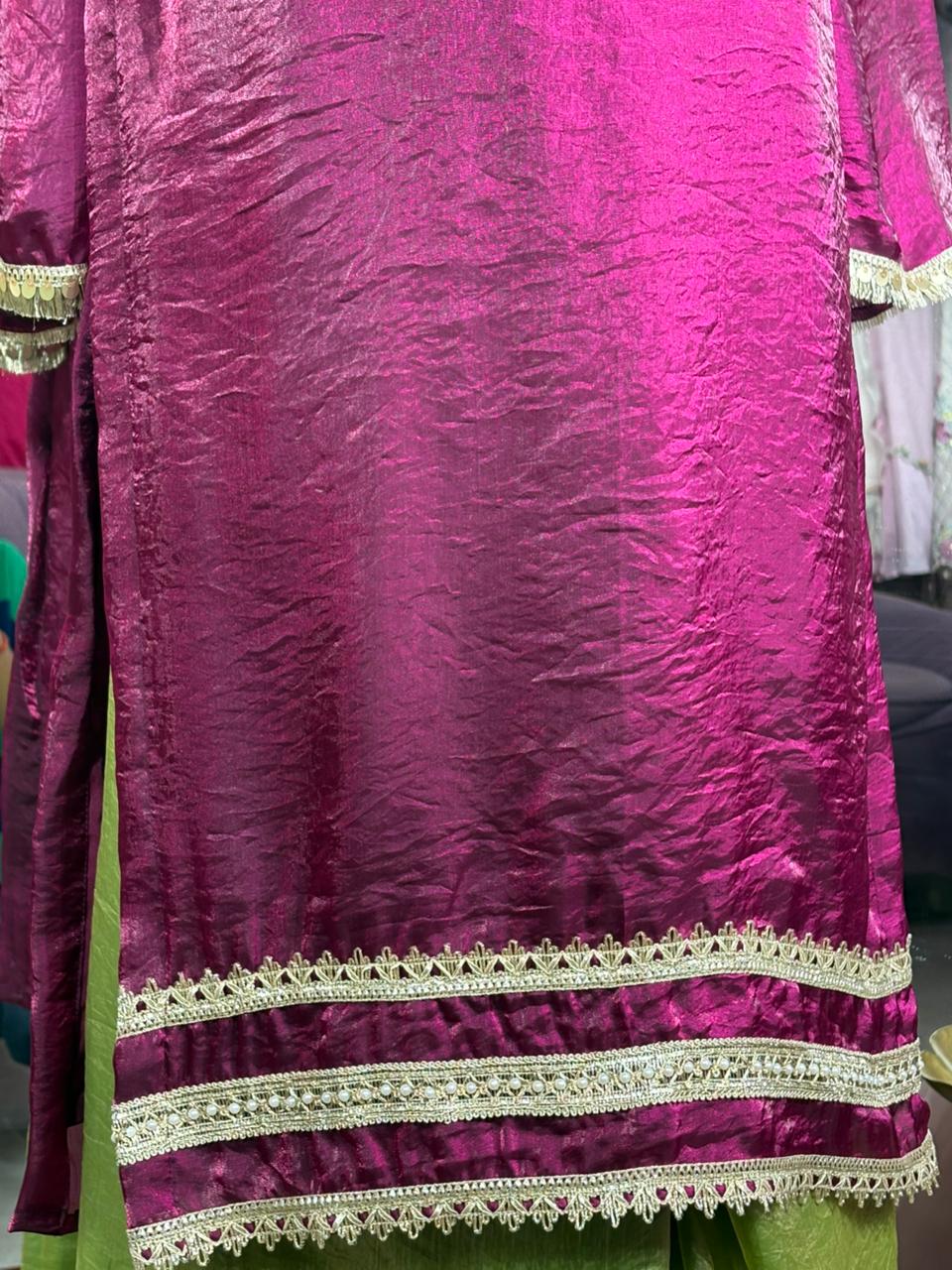 Nimrat Suit And Palazoo set