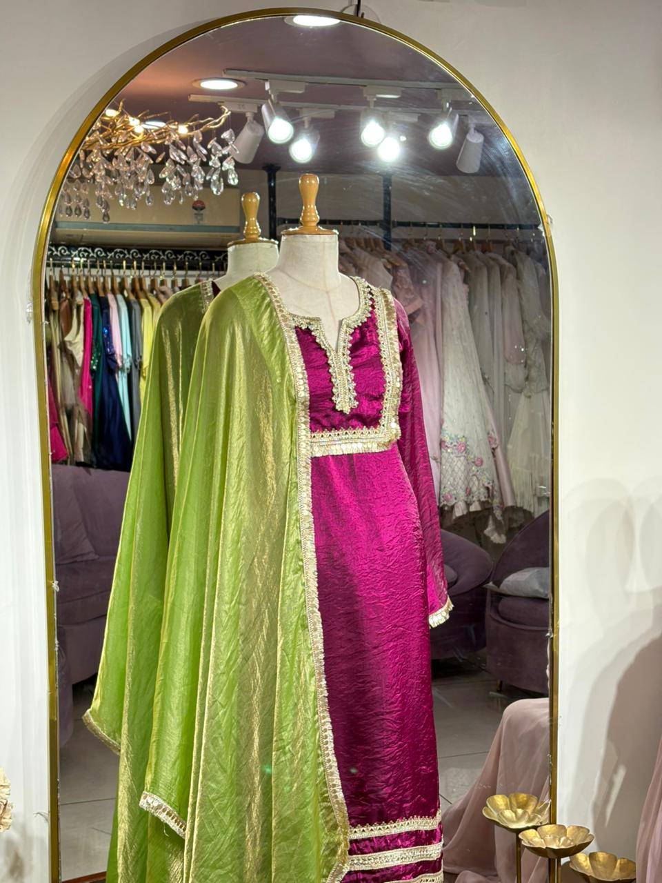 Nimrat Suit And Palazoo set