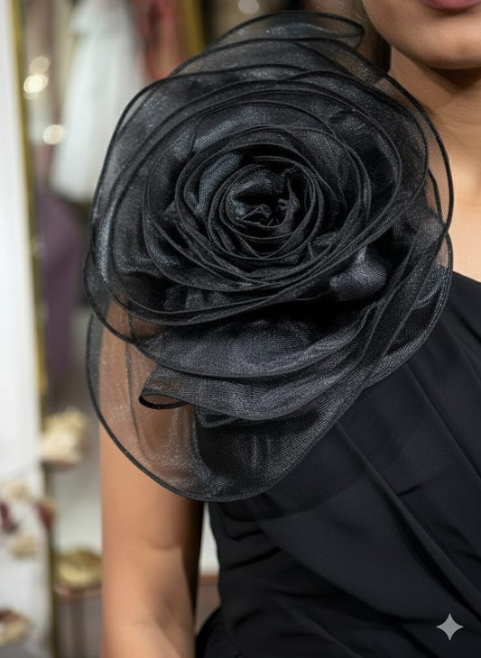 3D organza flower