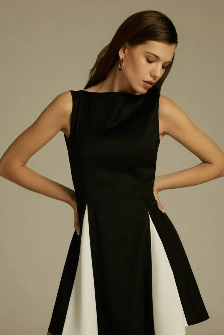 Zephyr Grace neckline dress