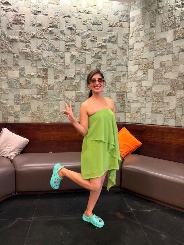 Camellia asymmetric tube dress