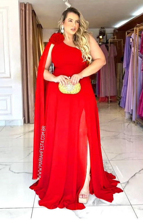 Zora one shoulder maxi dress