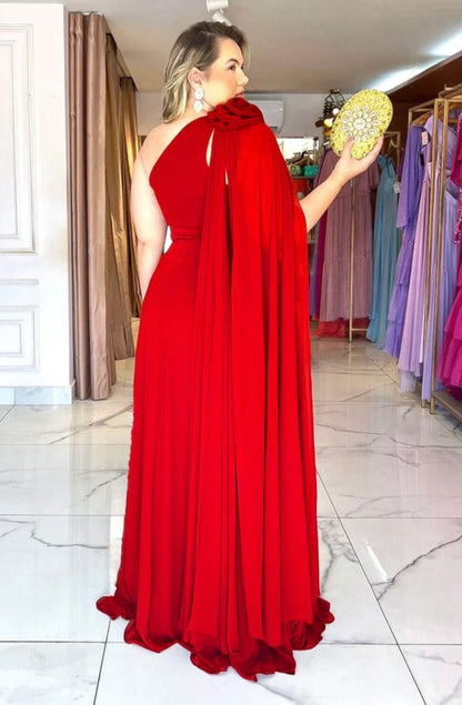 Zora one shoulder maxi dress