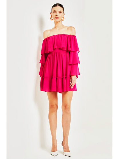 Anna Short Ruffle dress