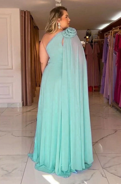 Zora one shoulder maxi dress