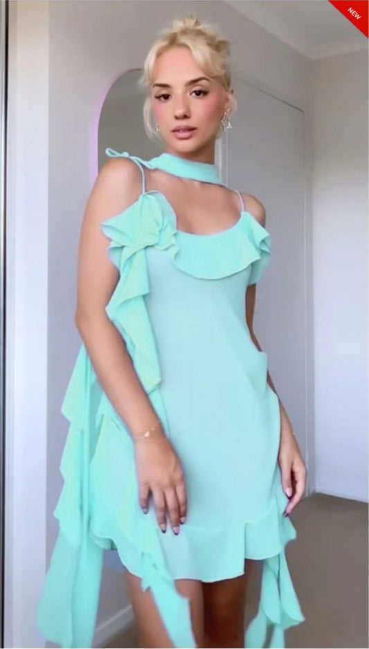 Millie Short ruffle dress