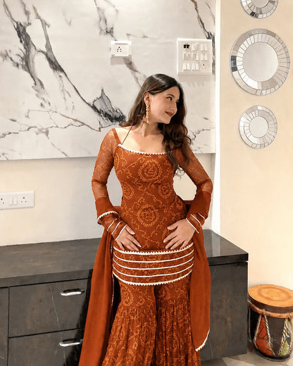 Jugni Sharara Set
